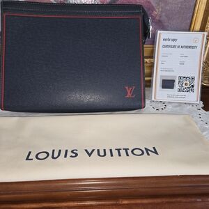 Louis Vuitton Blue  and Red Crossbody Bag